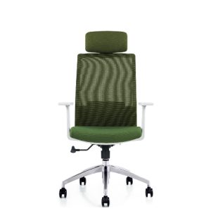 BESTOFF White Frame Green Mesh Office Chair for sale in Dubai