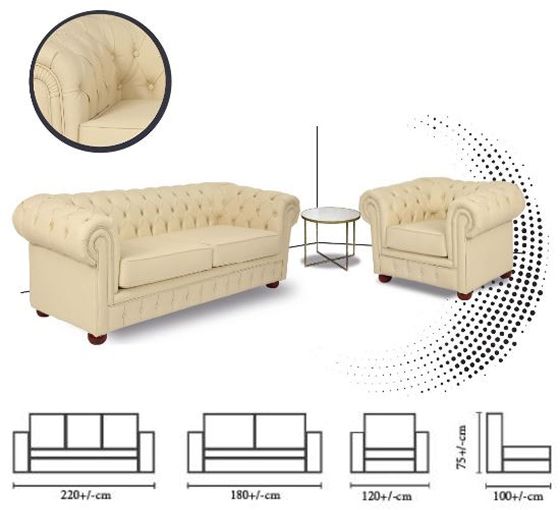 CHESTERFIELD 1-2-3-Seater Sofa Dimensions - Bespoke Classic Comfort Office Chair Dubai