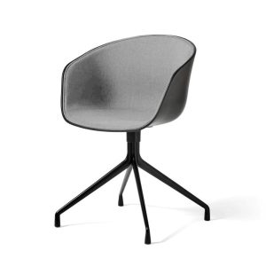 HAY Leisure Chair - Black Stylish Swivel Collaborative Office Chair Dubai