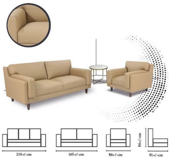LOUIS 1-2-3-Seater Sofa - Modern Bespoke comfort Lounge Office Chair Dubai