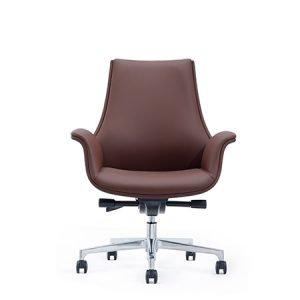LUCIAN Low Back Leather Chair -Modern Executive Office Chair Dubai