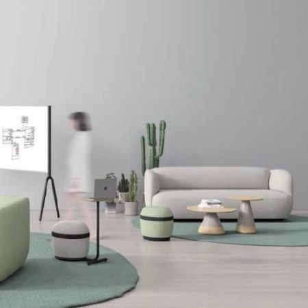 Modern Bespoke MELLO 3-Seater Sofa - Modular Office Chair Dubai