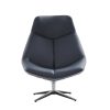 PAVLOS Black Leather Chair