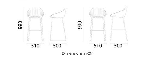 SYS Counter Stool - Lounge and Leisure Office Chair Dubai UAE