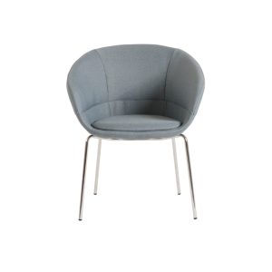 SYS High Armrest Chrome Base Leisure Chair