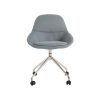 SYS Low Armrest Steel Base Leisure Chair