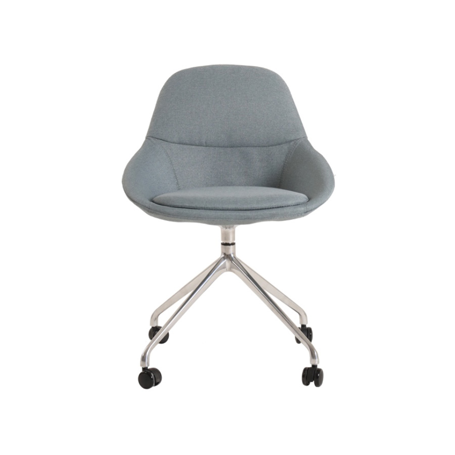 SYS Low Armrest Steel Base Leisure Chair