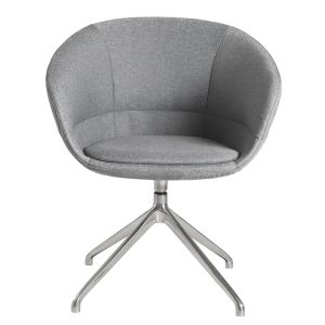 SYS High Armrest Steel Base Leisure Chair