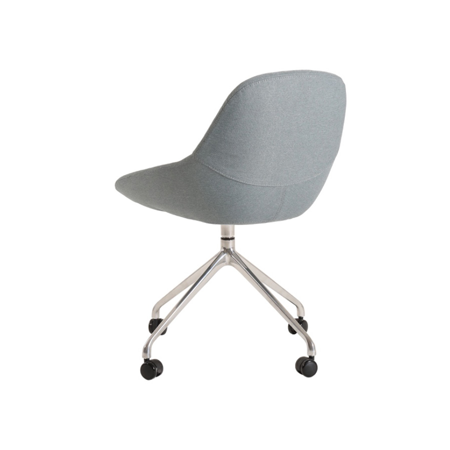 SYS Low Armrest Steel Base Leisure Chair - Image 5
