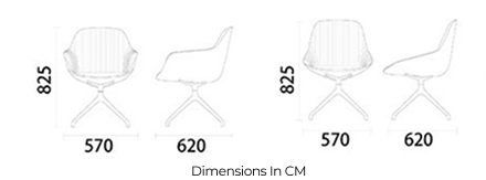 SYS Steel Base Lounge Chair Dimensions - Office Chair