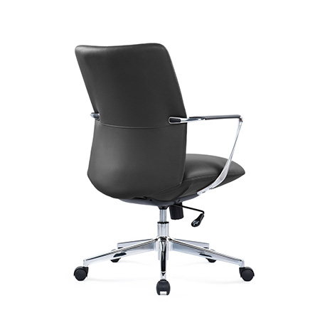 LEBLANC Low Back Leather Chair - Image 4