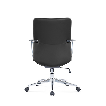 LEBLANC Low Back Leather Chair - Image 5