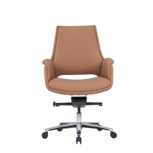 LISSANDRA Low Back Leather Chair