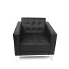 ALEXA 1-Seater Sofa - Bespoke Modern Leather Office Chair Dubai for Sale