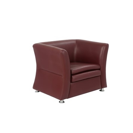 BONNY 1 Seater Sofa - Bespoke Luxury Comfort Red Leather office chair Dubai