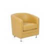 MARS 1-Seater Sofa - Bespoke Yellow Leather Comfort Office Chair Dubai