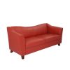 VOLCANO 2 Seater Sofa - Premium Red Leather Office Chair Dubai