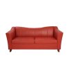 VOLCANO 3-Seater Sofa - Bespoke Luxury Red Leather Office Chair Dubai