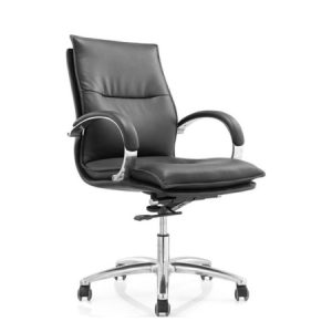 ZAZA Low Back Leather Chair - Executive Ergonomic office chair Dubai