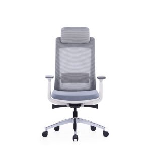 VLAD Mesh White Frame Ergonomic Chair