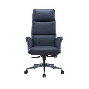 VERONA – HIGH BACK Black PU LEATHER CHAIR