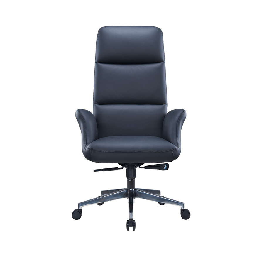 VERONA – HIGH BACK Black PU LEATHER CHAIR