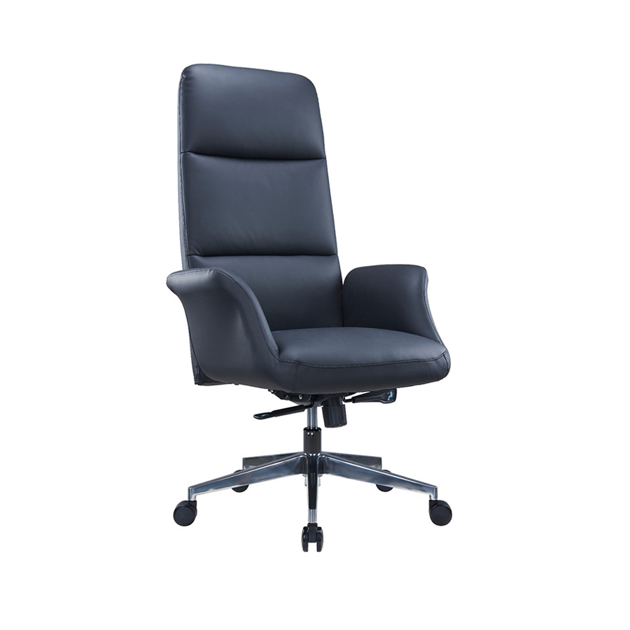 VERONA – HIGH BACK Black PU LEATHER CHAIR - Image 2