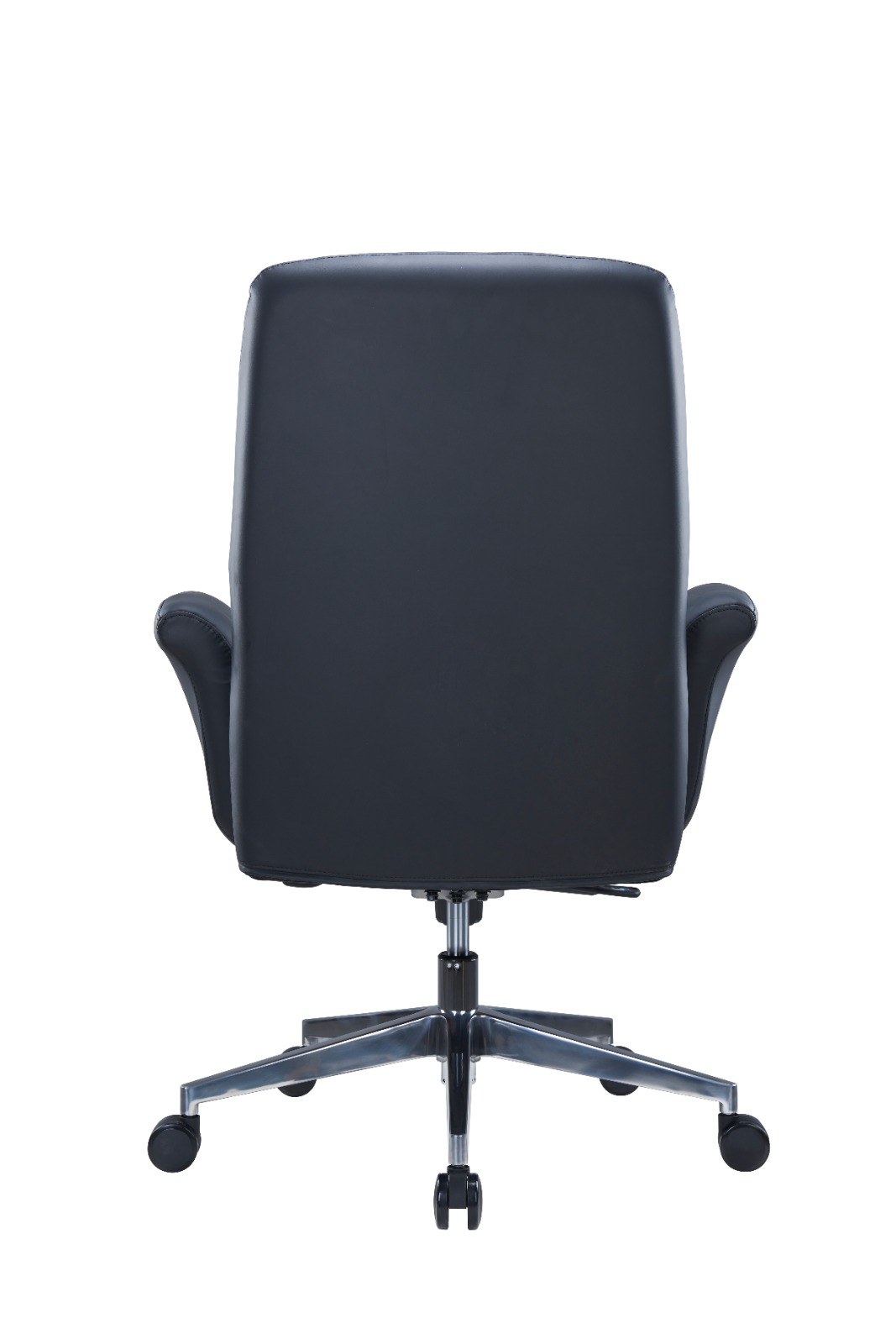 VERONA – LOW BACK BLACK PU LEATHER CHAIR - Image 5